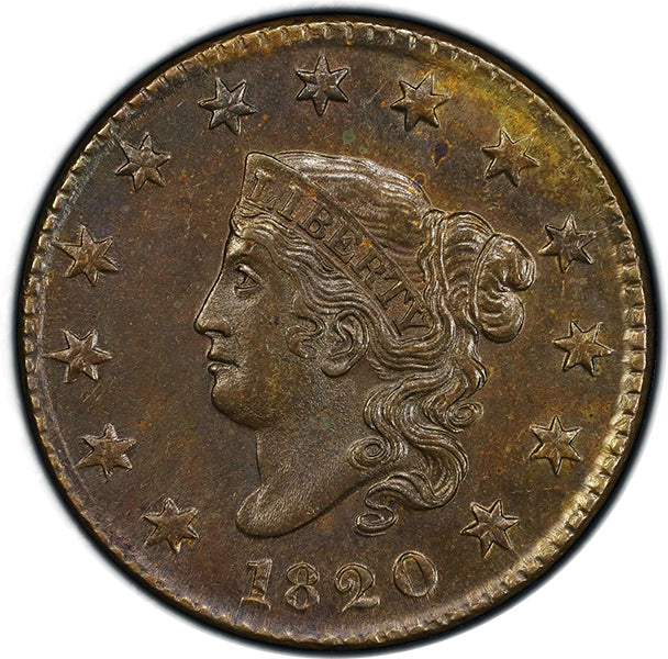 (1615) 1820 1C Small Date PCGS MS63BN