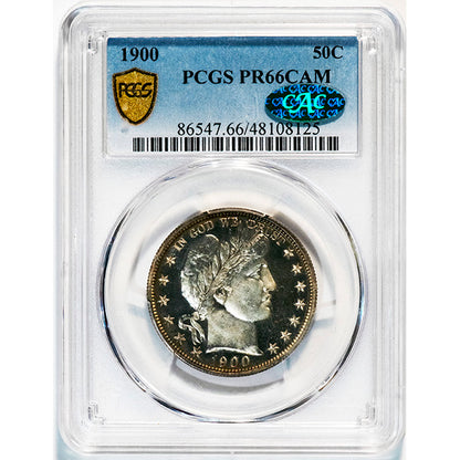 (6547) 1900 50C PCGS PR66CAM CAC