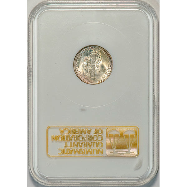 (5035) 1942 10C NGC MS66FB CAC Mercury reverse slab