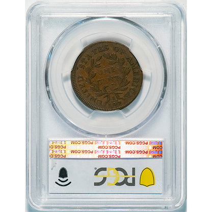 1798 1C First Hair Style S-146, R.5 PCGS VF35 reverse slab