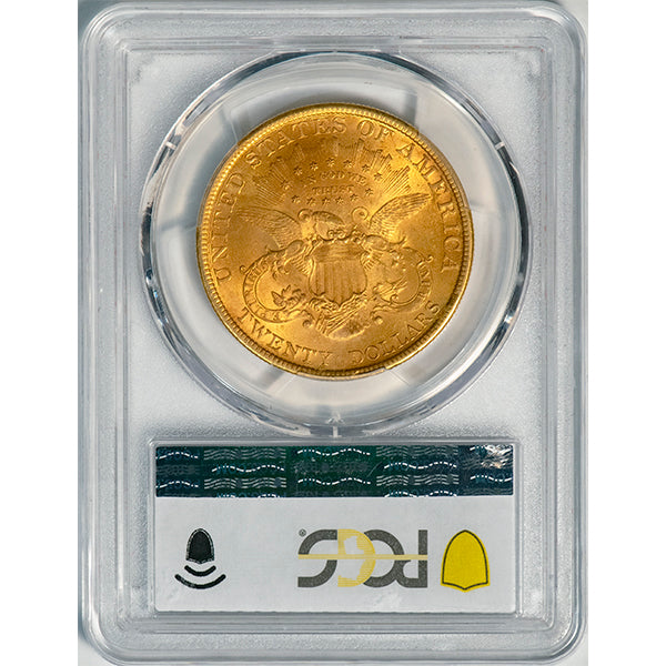 (9035) 1899 $20 PCGS MS64 Liberty reverse slab