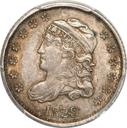 (4276) 1829 H10C PCGS AU55 Bust Half Dime obverse