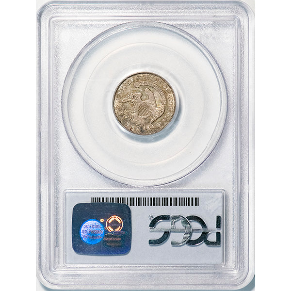 (4570) 1831 10C PCGS AU58 CAC Capped Bust Dime reverse slab