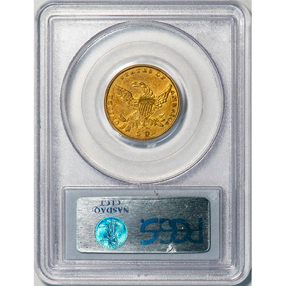 (8174) 1836 $5 PCGS XF45 Liberty reverse slab