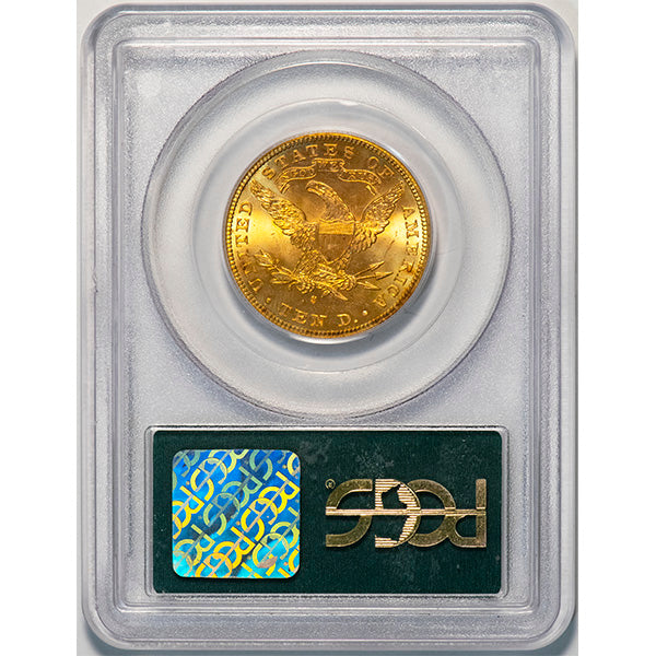 1903-S $10 PCGS MS64 CAC Old Holder reverse slab