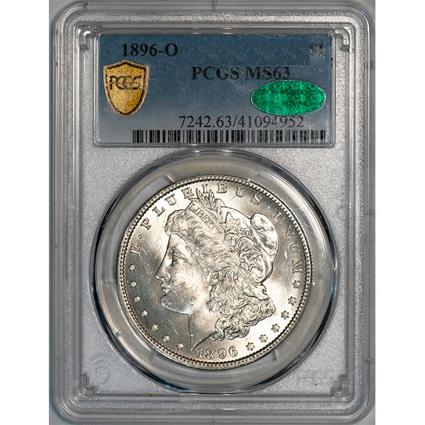 (7242) 1896-O $1 PCGS MS63 CAC