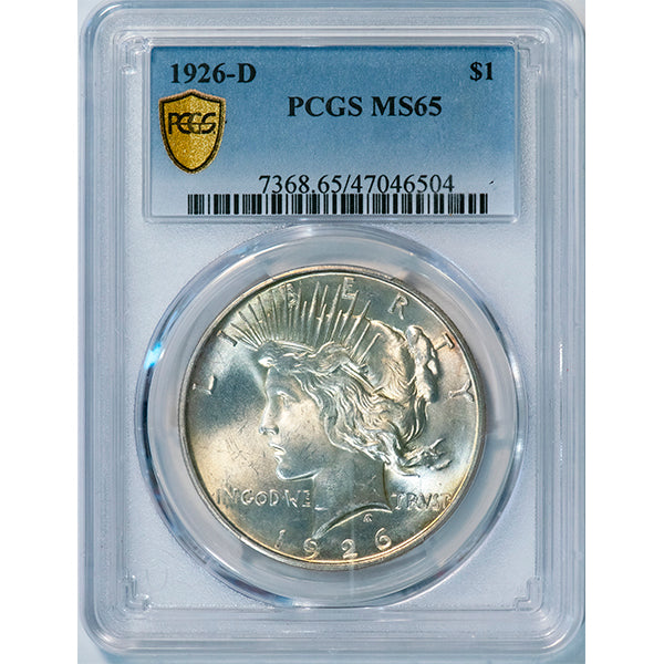 (7368) 1926-D $1 PCGS MS65 ***