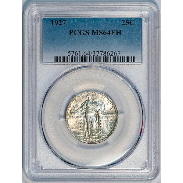 (5761) 1927 25C PCGS MS64FH ***