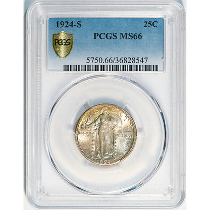 (5750) 1924-S 25C PCGS MS66 ***