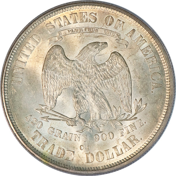 (7038) 1875-CC T$1 PCGS MS62