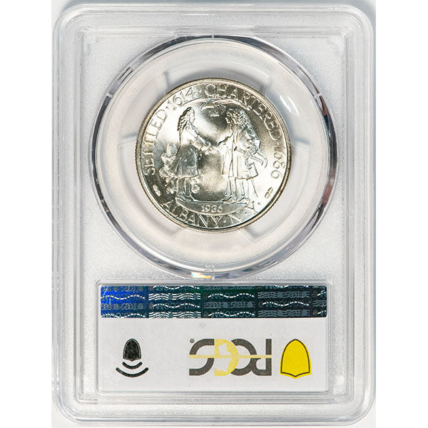 1936 50C Albany PCGS MS66 CAC Silver commemorative reverse slab