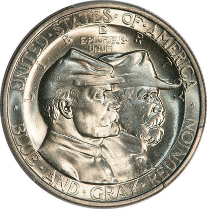 1936 50C Gettysburg PCGS MS65 CAC Silver Commemorative obverse