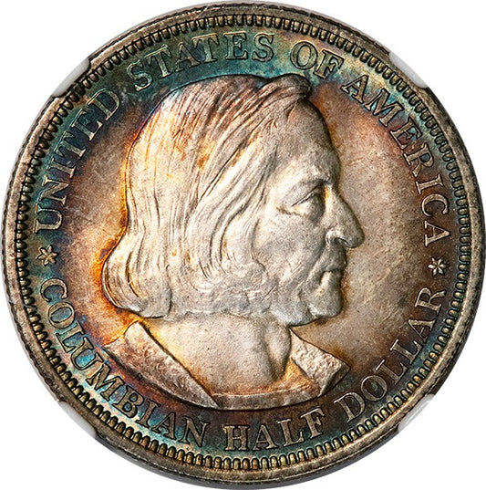 1892 50C Columbian NGC MS66 obverse