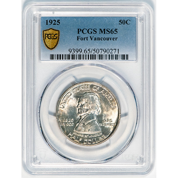 1925 50C Fort Vancouver PCGS MS65 SLAB