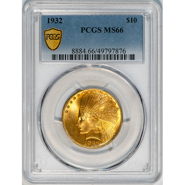 (8884) 1932 $10 PCGS MS66