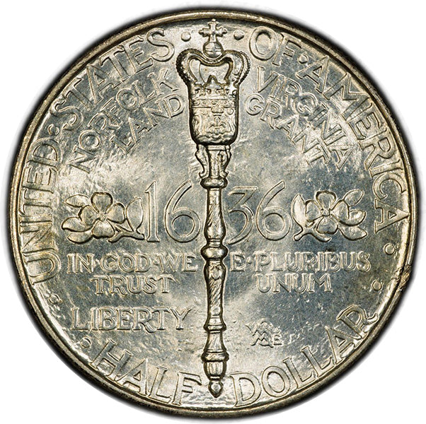 (9337) 1936 50C Norfolk PCGS MS67 CAC