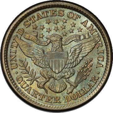 (5622) 1899 25C PCGS MS66+ CAC