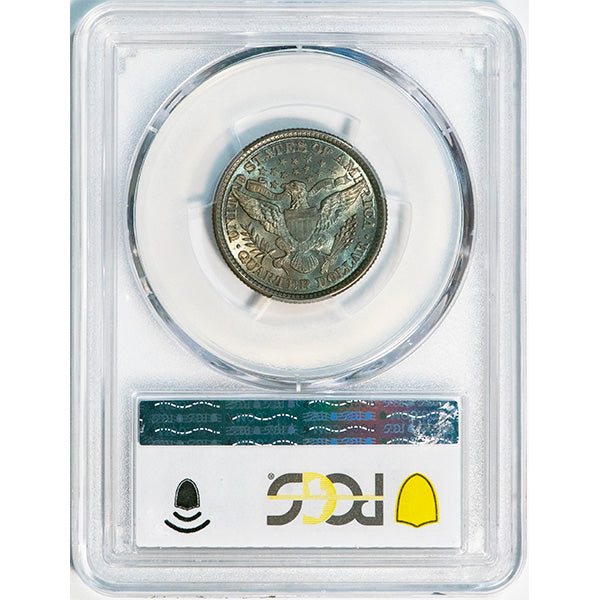 1899 25C PCGS MS66+ CAC reverse slab