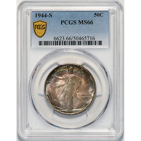 1944-S 50C PCGS MS66 Walker slab