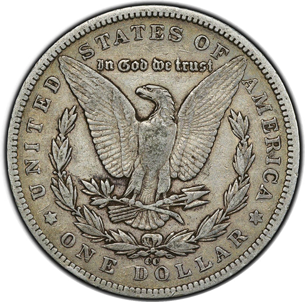 1893-CC $1 PCGS VF20 Morgan Dollar reverse