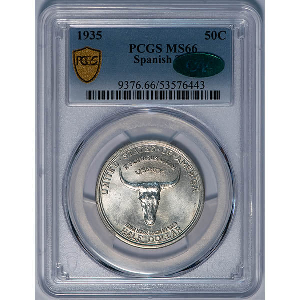(9376) 1935 50C Spanish Trail PCGS MS66 CAC
