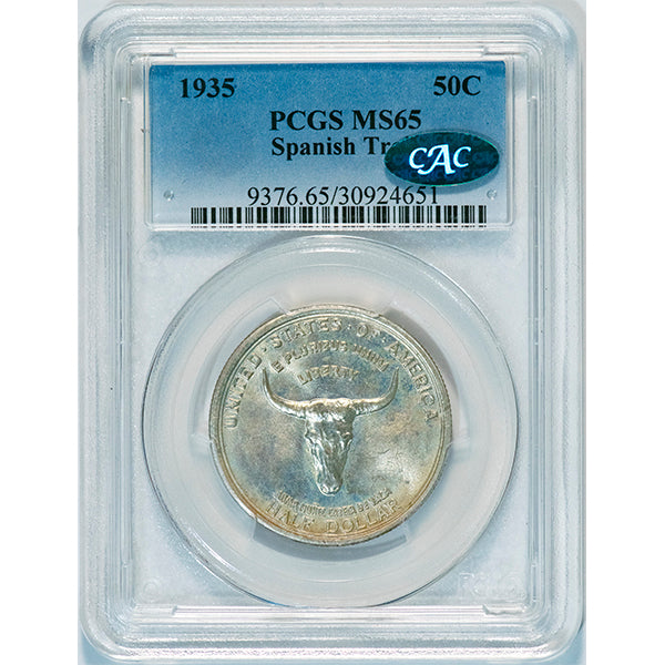 (9376) 1935 50C Spanish Trail PCGS MS65 CAC