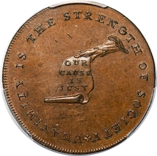 Kentucky, Engrailed Edge Token obverse