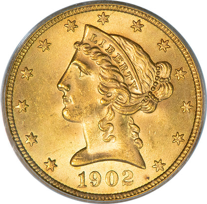 (8406) 1902-S $5 PCGS MS64 CAC Old Holder