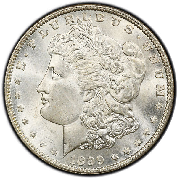 1899 $1 PCGS MS64+ CAC Morgan Dollar obverse