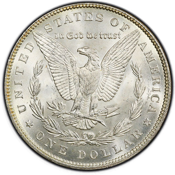 1899 $1 PCGS MS64+ CAC Morgan Dollar reverse