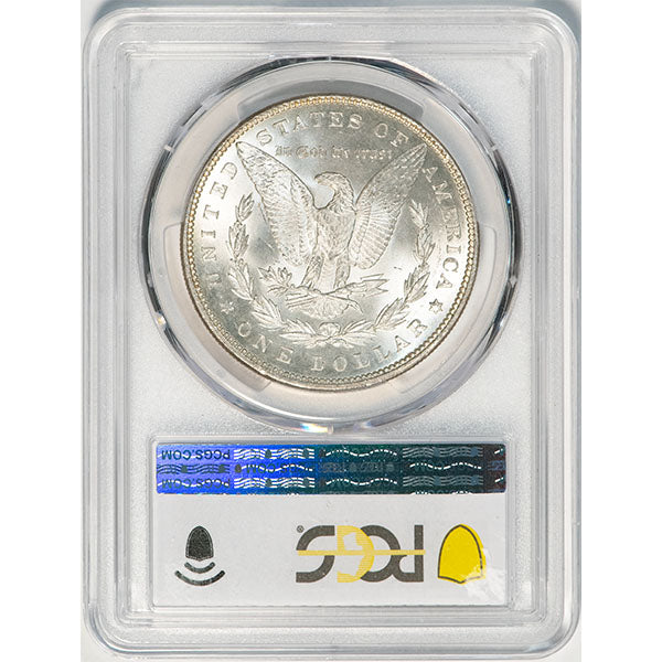 1899 $1 PCGS MS64+ CAC Morgan Dollar reverse slab