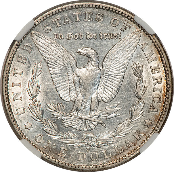 1904-S $1 NGC AU53 Morgan Dollar reverse