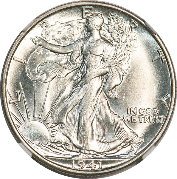 1941-S 50C NGC MS65 Walking Liberty Half Dollar obverse