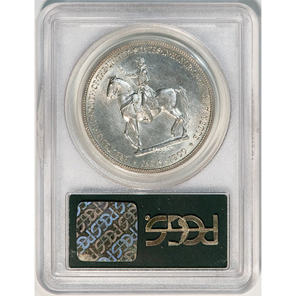 1900 $1 Lafayette PCGS MS62 Silver commemorative old holder reverse slab