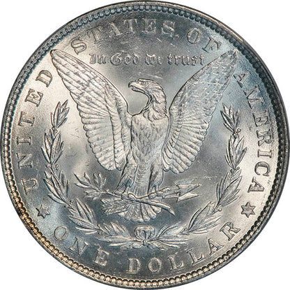 (7132) 1882 $1 PCGS MS67 CAC Morgan reverse