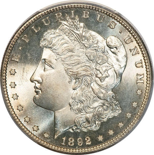 1892-S Morgan Silver Dollar obverse