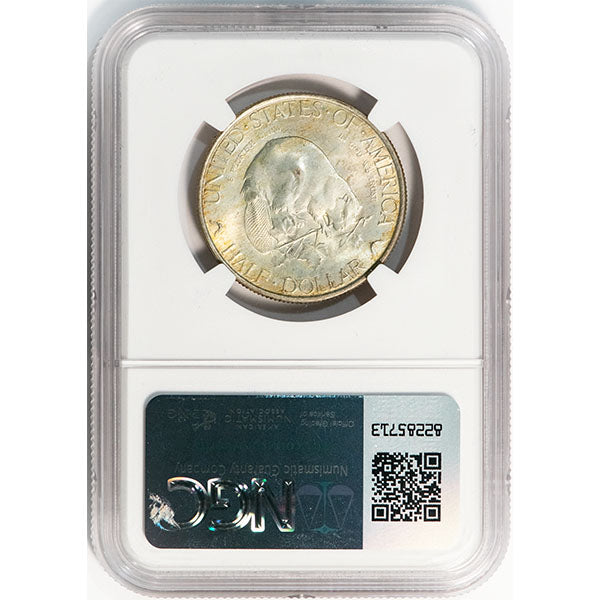 1936 50C Albany NGC MS67 Silver commemorative reverse slab