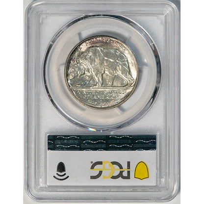 1925-S 50C California PCGS MS65 Silver Commemorative reverse slab