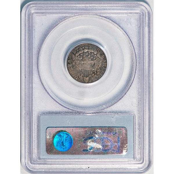 1798/7 10C 13 Stars Reverse PCGS XF45 CAC reverse slab