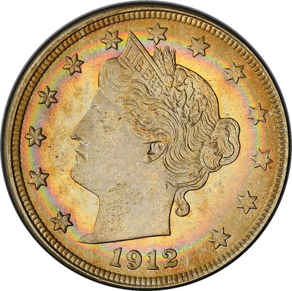 (3874) 1912-D 5C PCGS MS65 Liberty obverse