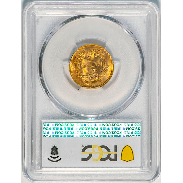 (8000) 1878 $3 PCGS MS65