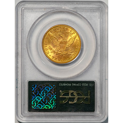 (8751) 1902-S $10 PCGS MS64 Old Holder Liberty reverse slab