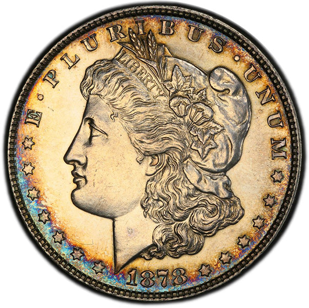 1878 8TF $1 PCGS PR62 Morgan Dollar obverse