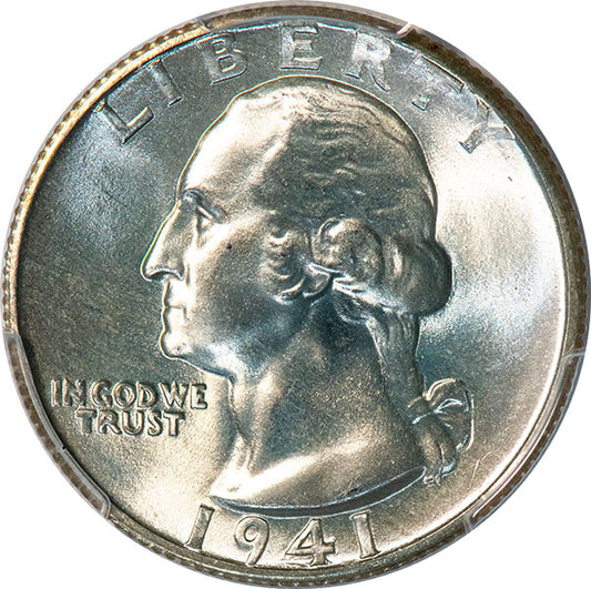 (5816) 1941-S 25C PCGS MS67+ CAC