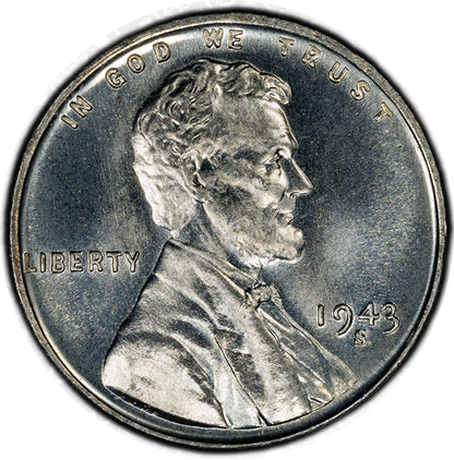 (2717) 1943-S 1C PCGS MS67+PL