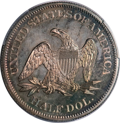 (6419) 1865 50C PCGS PR66+