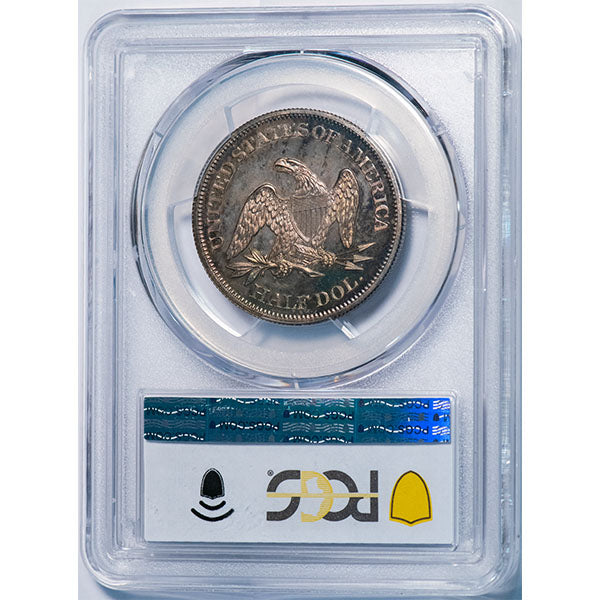(6419) 1865 50C PCGS PR66+
