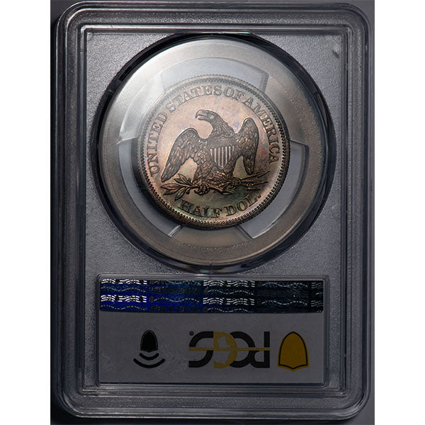 (6419) 1865 50C PCGS PR66+