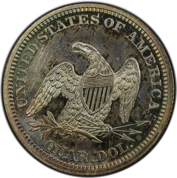 (5561) 1865 25C PCGS PR66