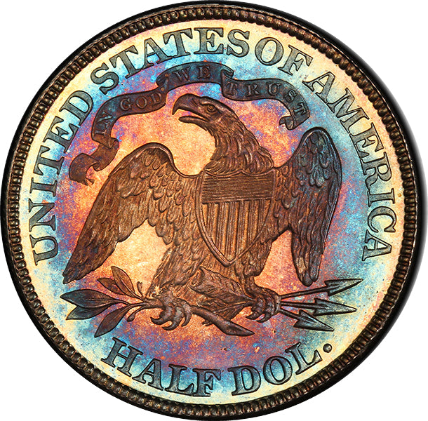 (6448) 1887 50C PCGS PR67+ CAC